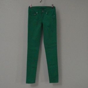 Green Blue Asphalt Skinny Jeans